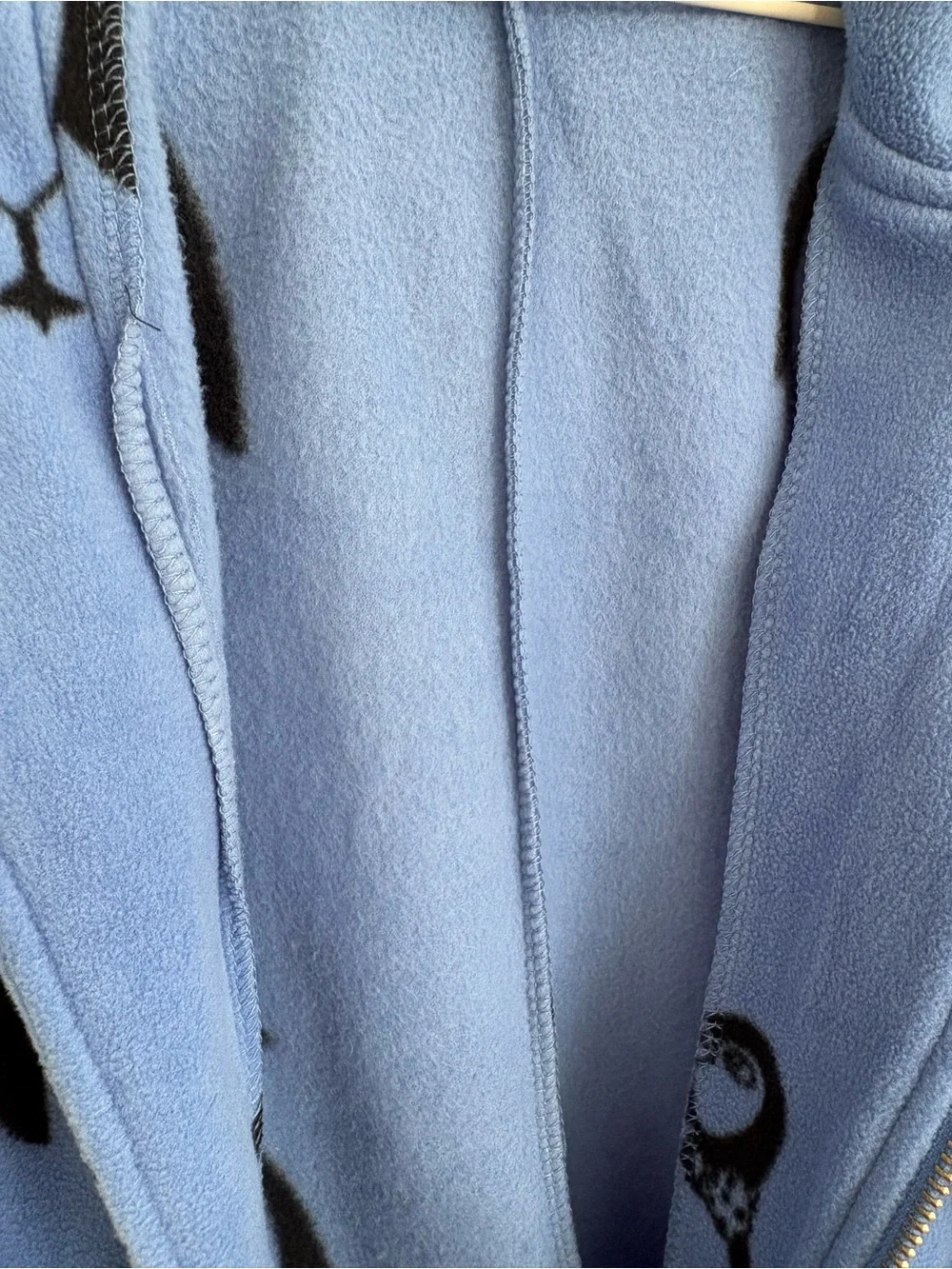 Mini Rodini Penguin Recycled Polyester Fleece Suit